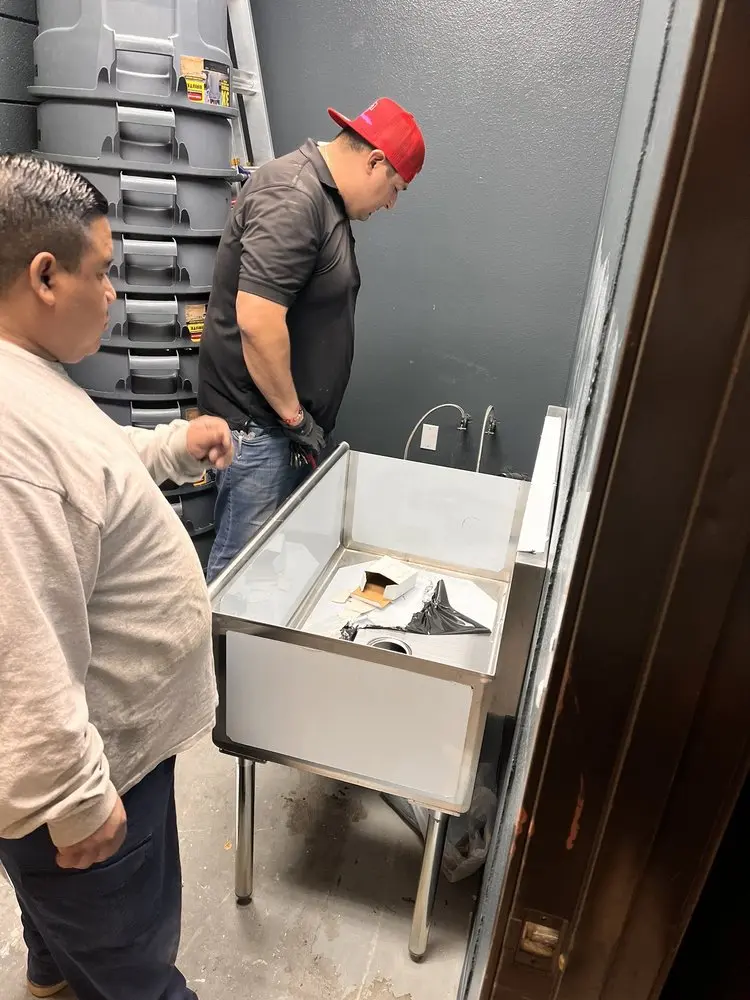 Commercial plumbing and sink installation in Smyrna